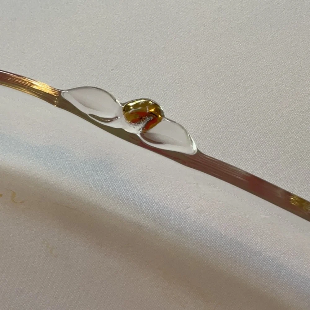 Oval Glass Tray